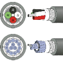 大電 ロボトップDP3-SB/UL2517 3C Ｘ 0.3SQ/AWG22 | 300V | シールド付 | 耐油性 | 柔軟性 | 低速移動用 | RoHS2 |