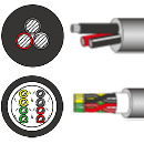 太陽ケーブルテック SUNLIGHT DX LF 1P Ｘ 0.5SQ/AWG21 | 150V | UL2936 | RS232C | 耐油性 | 柔軟性 | RoHS2 | 100M巻