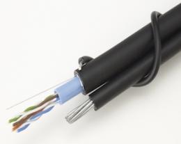 冨士電線　Cat5e 屋外用 自己支持型ケーブル　TPCC5-LAP-SSF 0.5mm×4P