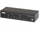 ATEN VM0202HB 2入力2出力HDMIマトリックススイッチャー（4K60p対応、オーディオ・ディエンベデッド機能搭載）
