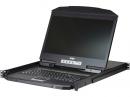 ATEN CL3108NXJJL PS/2-USB対応 8ポートVGA シングルスライド ワイドスクリーンLCD KVMドロワー（ショートラック対応）/ロングレール