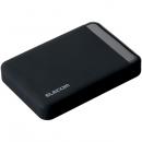 ELECOM ELP-EEN010UBK USB3.0 ポータブルハードディスク/ハードウェア暗号化/パスワード保護/1TB/e:DISK Safe Portable