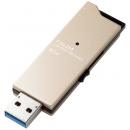 ELECOM MF-DAU3032GGD USBメモリー/USB3.0対応/スライド式/高速/FALDA/32GB/ゴールド