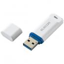 ELECOM MF-DRU3016GWHR USBメモリー/USB3.2(Gen1)対応/キャップ式/データ復旧サービス付/16GB/ホワイト