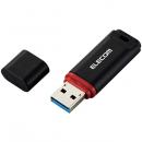 ELECOM MF-DRU3032GBKR USBメモリー/USB3.2(Gen1)対応/キャップ式/データ復旧サービス付/32GB/ブラック