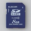 ELECOM MF-FSD008GC4/H SDHCカード/Class4/8GB/法人専用/簡易パッケージ