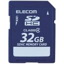ELECOM MF-FSD032GC4R SDHCカード/データ復旧サービス付/Class4/32GB