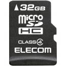 ELECOM MF-MSD032GC4R microSDHCカード/データ復旧サービス付/Class4/32GB