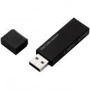 ELECOM MF-MSU2B16GBK USBメモリー/USB2.0対応/セキュリティ機能対応/16GB/ブラック