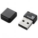 ELECOM MF-SU2B16GBK USBメモリ/USB2.0/小型/キャップ付/16GB/ブラック