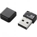 ELECOM MF-SU2B64GBK USBメモリ/USB2.0/小型/キャップ付/64GB/ブラック