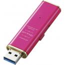 ELECOM MF-XWU332GPND USB3.0対応スライド式USBメモリー「Shocolf」/32GB/ラズベリーピンク