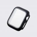 ELECOM AW-40CSPCGBK Apple Watch 40mm用フルカバーケース/ガラス/ブラック
