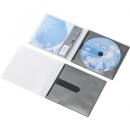 ELECOM CCD-DPC10BK CD/DVD用スリム収納ソフトケース/1枚収納タイプ/10個入り/ブラック