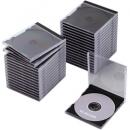 ELECOM CCD-JSCN30BK Blu-ray/DVD/CDプラケース/1枚収納/30パック/ブラック