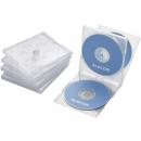 ELECOM CCD-JSCNQ5CR Blu-ray/DVD/CDプラケース/4枚収納/5パック/クリア