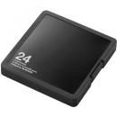 ELECOM CMC-SDCPP24BK メモリカードケース/インデックス台紙付き/SD12枚+microSD12枚収納/ブラック