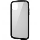 ELECOM PM-A19CTSLFCBK iPhone 11用TOUGH SLIM LITEケース/フレームカラー/ブラック
