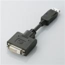ELECOM AD-DPDBK DisplayPort-DVI変換アダプタ/ディスプレイポートオス-DVI D24pinメス