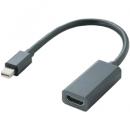 ELECOM AD-MDPHDMIBK Mini DisplayPort-HDMI変換アダプタ/ブラック