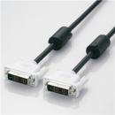 ELECOM CAC-DVSL20BK DVIシングルリンクケーブル 2.0m/DVI-D24pinオス-DVI-D24pinオス(ブラック)