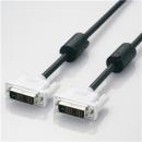 ELECOM CAC-DVSL30BK DVIシングルリンクケーブル 3.0m/DVI-D19pinオス-DVI-D19pinオス(ブラック)