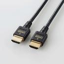 ELECOM CAC-HD21ES20BK HDMIケーブル/HDMI2.1/ウルトラハイスピード/スリム/2.0m/ブラック