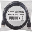ELECOM DH-HD14EL20/RS RoHS指令準拠HDMIケーブル/イーサネット対応/2.0m/ブラック/簡易パッケージ
