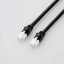 ELECOM GM-LDGPAT/BK10 LANケーブル/PS5対応/CAT6A準拠/爪折れ防止/1.0m/ブラック