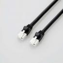 ELECOM GM-LDGPAT/BK10 LANケーブル/PS5対応/CAT6A/爪折れ防止/1.0m/ブラック