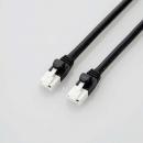 ELECOM GM-LDGPAT/BK100 LANケーブル/PS5対応/CAT6A準拠/爪折れ防止/10m/ブラック