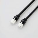 ELECOM GM-LDGPAT/BK30 LANケーブル/PS5対応/CAT6A準拠/爪折れ防止/3.0m/ブラック