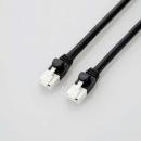 ELECOM GM-LDGPAT/BK50 LANケーブル/PS5対応/CAT6A準拠/爪折れ防止/5.0m/ブラック