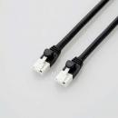 ELECOM GM-LDGPAT/BK50 LANケーブル/PS5対応/CAT6A/爪折れ防止/5.0m/ブラック