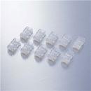 ELECOM LD-6RJ45T10 RJ45コネクタ/CAT6・CAT6A対応/単線・ヨリ線対応/10個入り