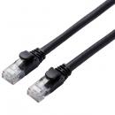 ELECOM LD-GPA/BK3 LANケーブル/CAT6A準拠/スタンダード/3m/ブラック