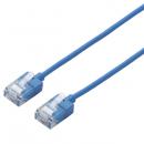 ELECOM LD-GPASS/BU3 LANケーブル/CAT6A/スーパースリム/3m/ブルー