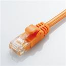 ELECOM LD-GPY/DR3 CAT6準拠 GigabitやわらかLANケーブル 3m(オレンジ)