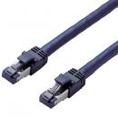 ELECOM LD-OCTT/BM10 LANケーブル/CAT8準拠/爪折れ防止/1m/ブルーメタリック