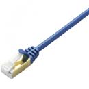 ELECOM LD-TWSST/BM10 ツメ折れ防止スリムLANケーブル(Cat7準拠)/1.0m/ブルーメタリック