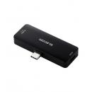 ELECOM MPA-CHDMIPDBK 映像変換アダプタ/TypeC-HDMI/60Hz/給電機能付/USB Power Delivery100W対応/ブラック