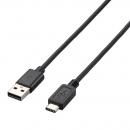 ELECOM U2C-AC05BK USB2.0ケーブル/A-Cタイプ/ノーマル/0.5m/ブラック