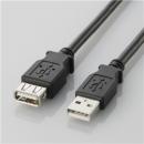ELECOM U2C-E30BK USB2.0準拠 延長ケーブル Aタイプ/3.0m(ブラック)