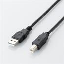 ELECOM U2C-JB50BK エコUSB2.0ケーブル/A-Bタイプ/エコ/5m/ブラック