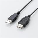 ELECOM U2C-JE05BK エコUSB2.0延長ケーブル/A-Aメスタイプ/エコ/0.5m/ブラック