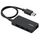 ELECOM U3HS-A420SBK USB3.0ハブ/セルフパワー/タブレット向け/4ポート/ブラック