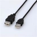 ELECOM USB-ECOEA15 EU RoHS指令準拠USB延長ケーブル 1.5m(ブラック)
