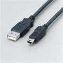 ELECOM USB-FSM503 フェライトコア内蔵USB2.0対応ケーブル(A:ミニBタイプ)