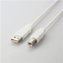 ELECOM USB2-ECO20WH EU RoHS指令準拠 USB2.0ケーブル ABタイプ/2.0m(ホワイト)