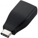 ELECOM USB3-AFCMADBK USB3.1変換アダプタ/Type-C端子/ブラック